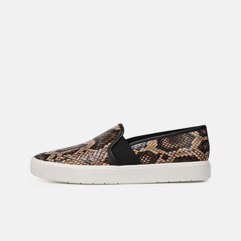 Vince Slip On Sneaker Leather Snakeskin